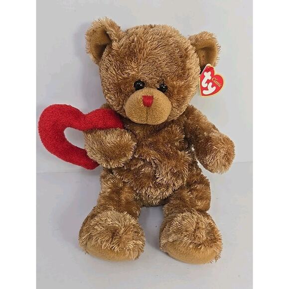 Ty Other - 2008 Ty Beanie Classic "Everheart" Retired Brown Bear 13" Tall BB3